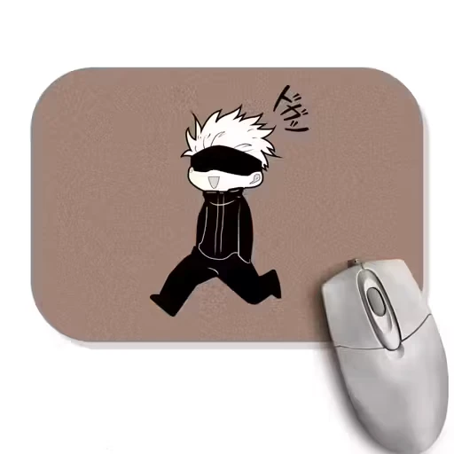 Mouse Pad - Computer Gojo Jujutsu Kaisen Anime Printed Mouse Mat Mousepad with Anti-Slip Rubber Base & Smooth Mouse Control for Laptop, Notebook, MacBook Pro, Gaming (9 inch x 7 inch)